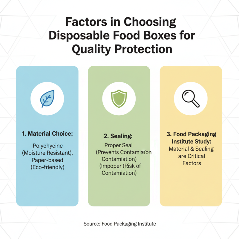 How to Choose the Best Disposable Boxes For Food Quality?