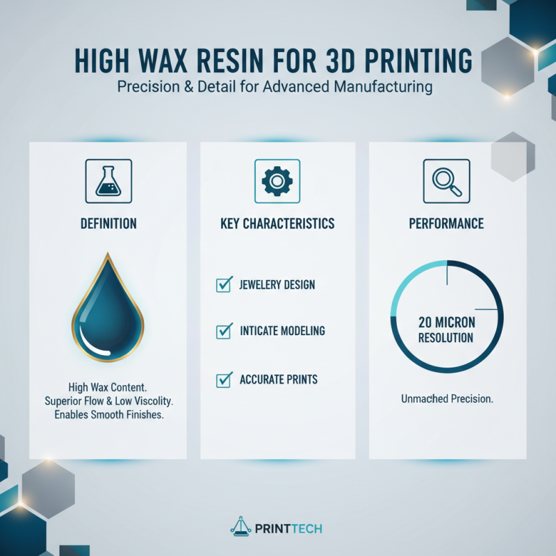 How to Choose High Wax Resin for Your 3D Printer Needs?