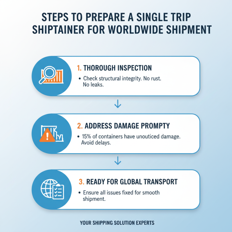 Best Ways to Ship a Single Trip Shipping Container Worldwide?