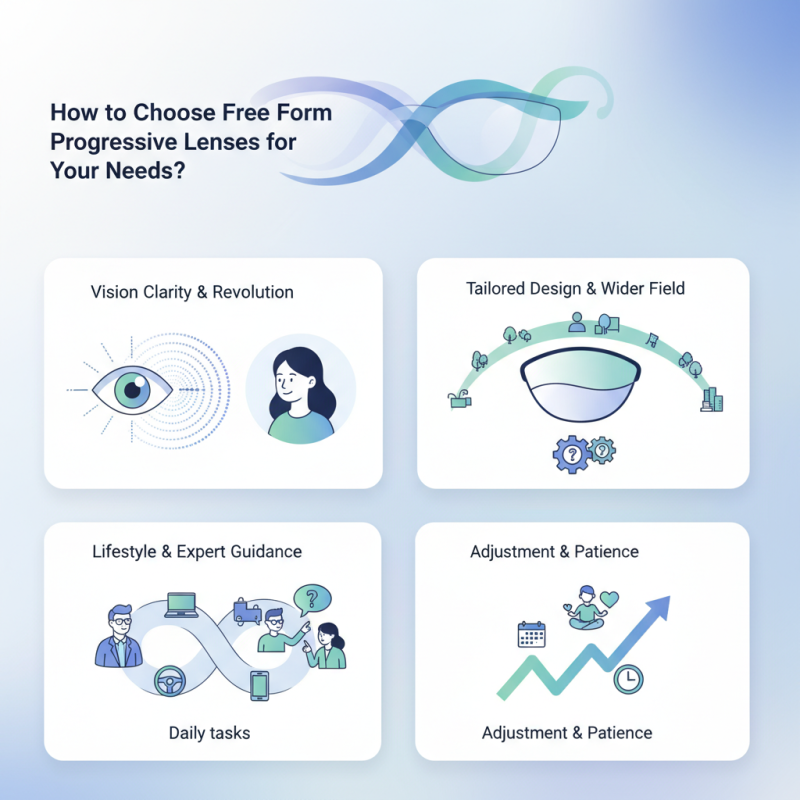 How to Choose Free Form Progressive Lenses for Your Needs?