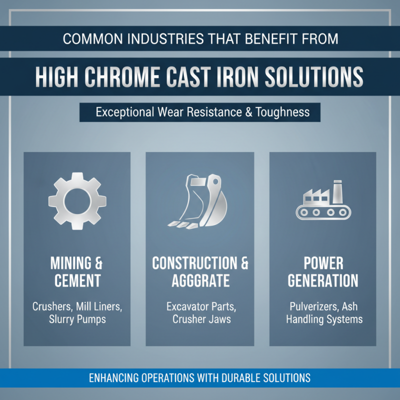 Why Choose High Chrome Cast Iron for Your Industrial Needs?