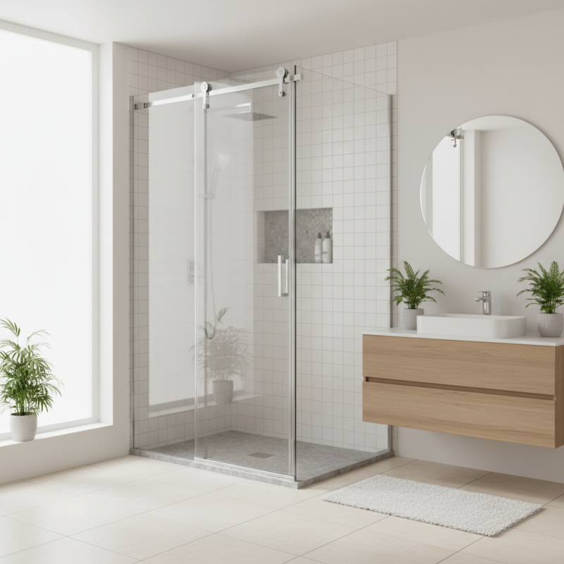 What is a Shower With Glass Sliding Door and Its Benefits?