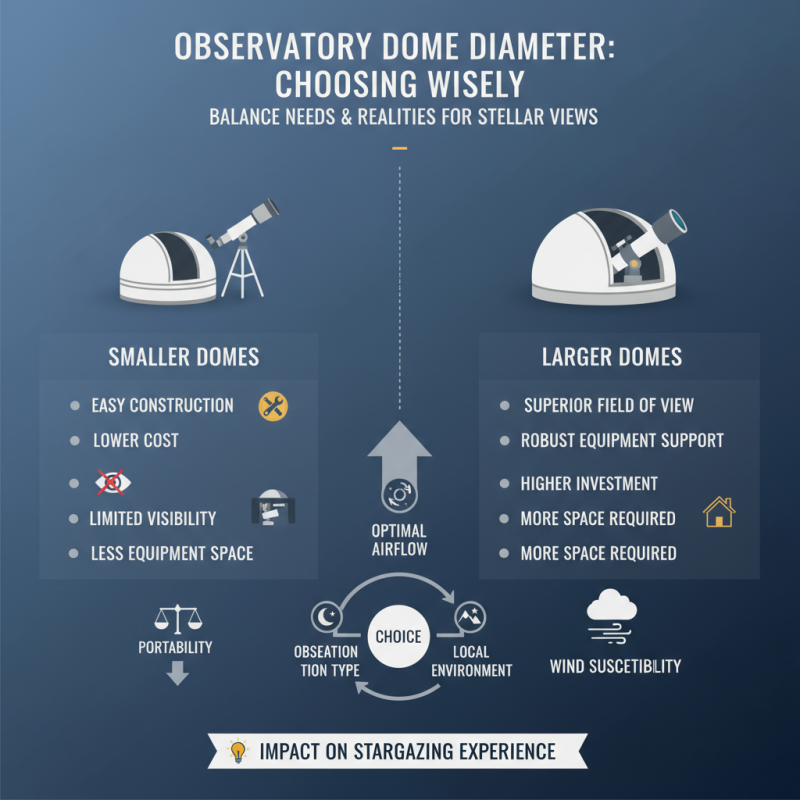 Best Observatory Dome Diameter Options for Optimal Astronomical Observation?