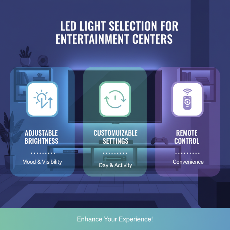 Best Led Lights for Your Entertainment Center Setup?