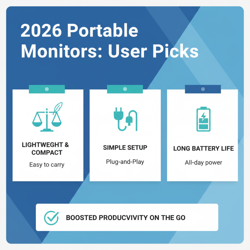 Best Portable Monitor for Work and Travel in 2026?