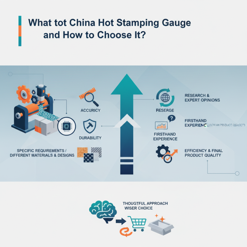 What is China Hot Stamping Gauge and How to Choose It?