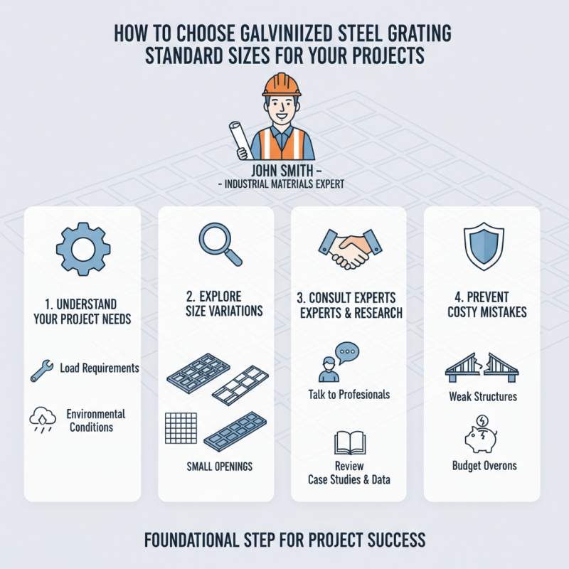 How to Choose Galvanized Steel Grating Standard Sizes for Your Projects?