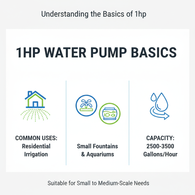 Why Choose a 1hp Water Pump for Your Needs?