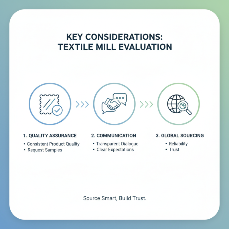 Why Choose Textile Mills for Your Global Sourcing Needs?
