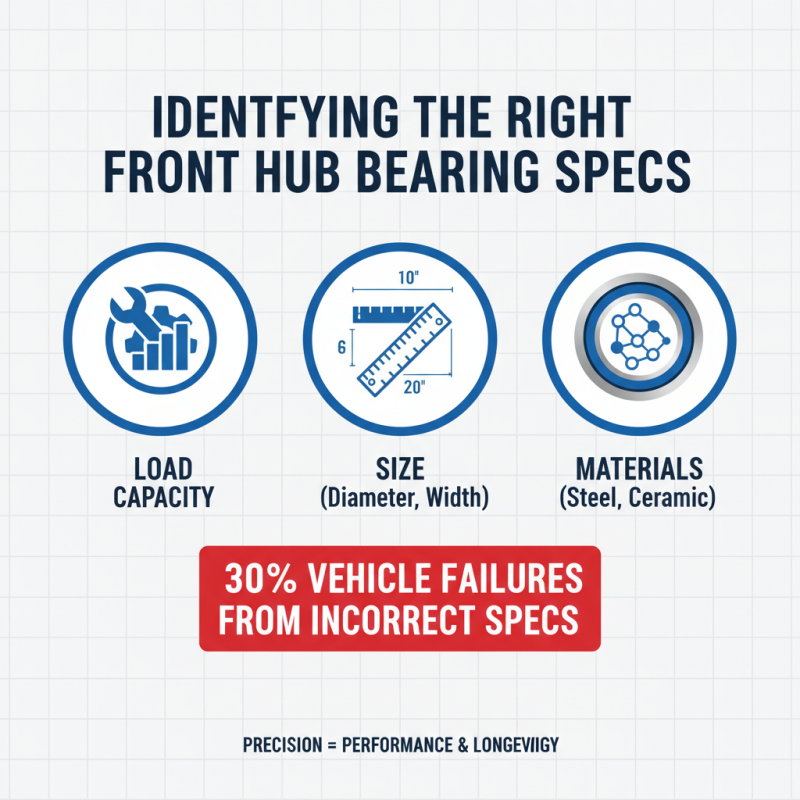 How to Choose the Right Front Hub Bearing for Your Vehicle?