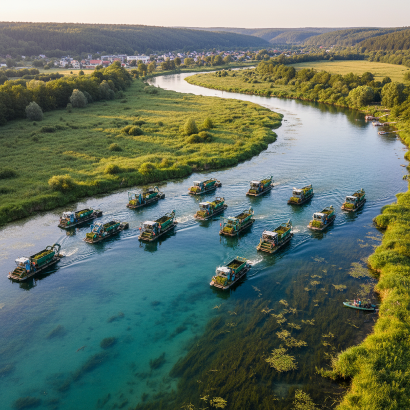 Top 10 Aquatic Weed Harvesters for Efficient Waterway Management?