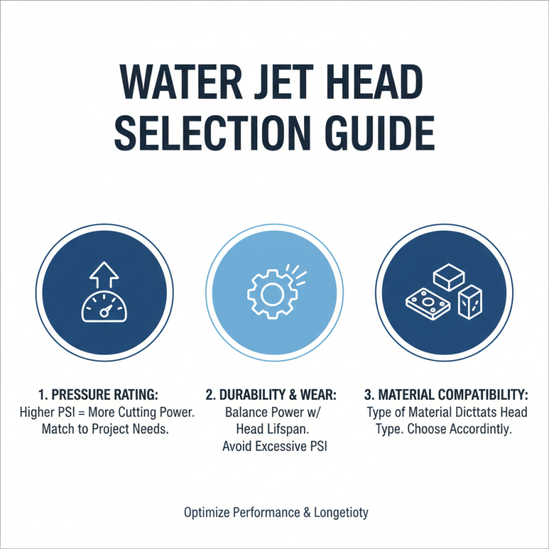 How to Choose the Right Water Jet Head for Your Needs?