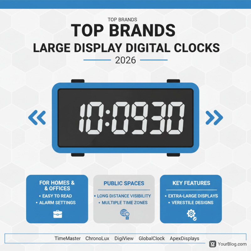 2026 Best Large Display Digital Clock for Global Buyers?