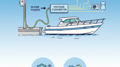 What is a shore to boat voltage converter and how does it work?