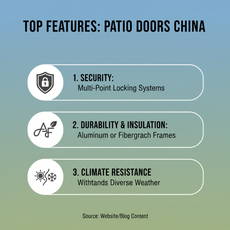 Top 10 Patio Door Styles for Your Home in China?