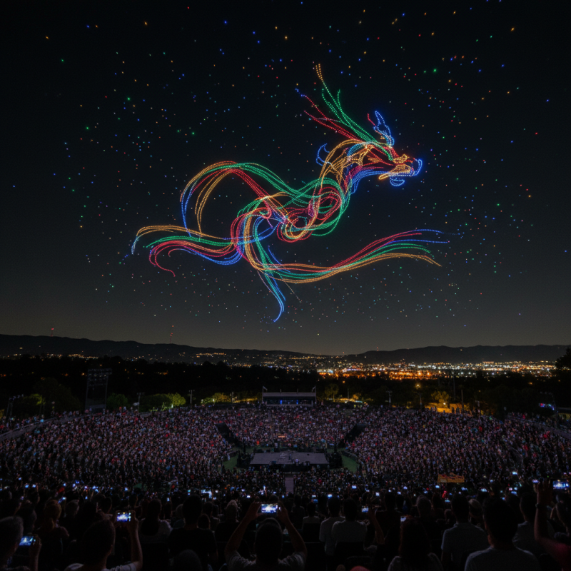 How to Organize a Stunning Led Drone Show for Your Event