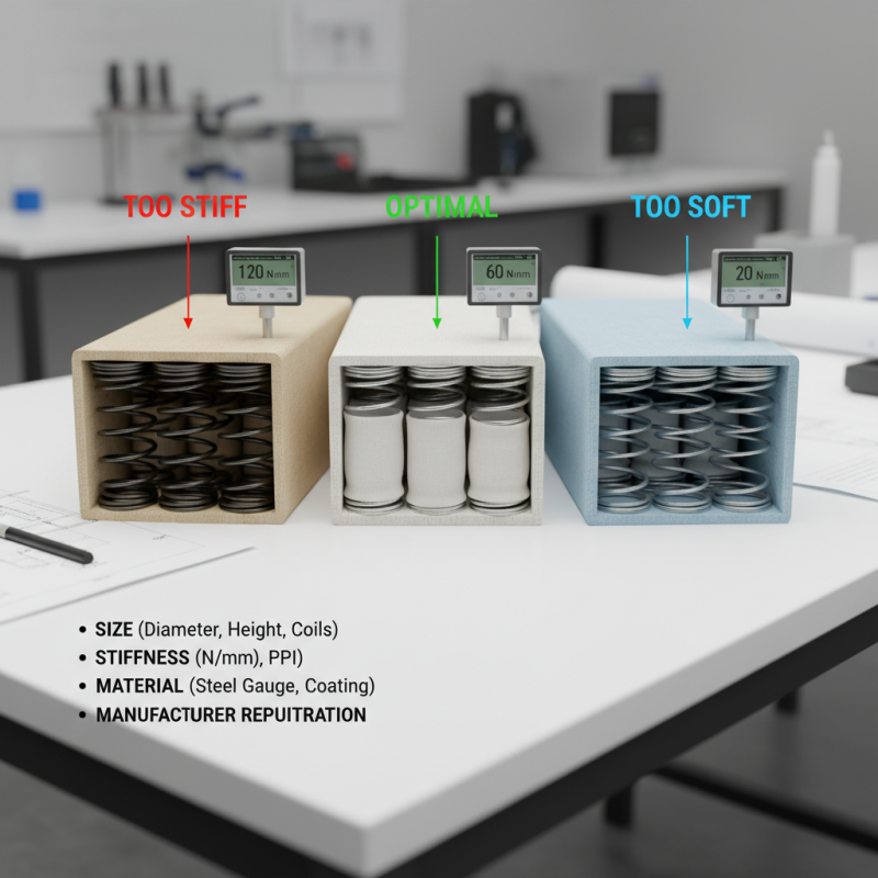 Как выбрать серию карманных пружин для вашего проекта?