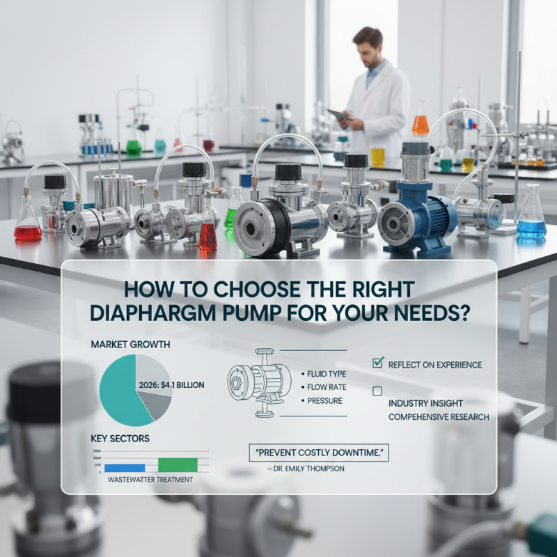How to Choose the Right Diaphragm Pump for Your Needs?
