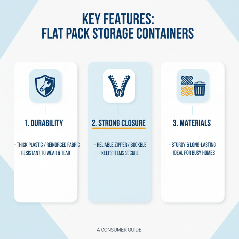 Best Flat Pack Storage Containers for Efficient Home Organization?