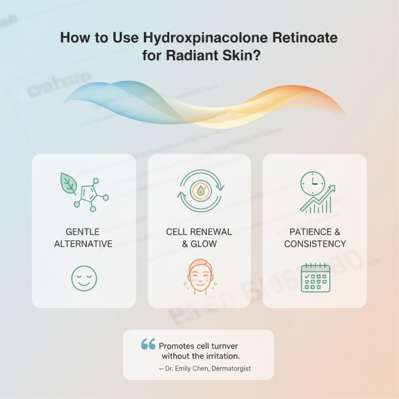 How to Use Hydroxypinacolone Retinoate for Glowing Skin?