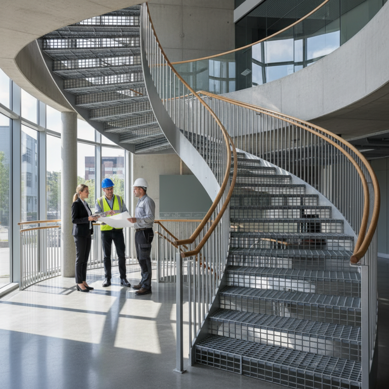 How to Choose Custom Stair Tread Grating Fabrication Options?