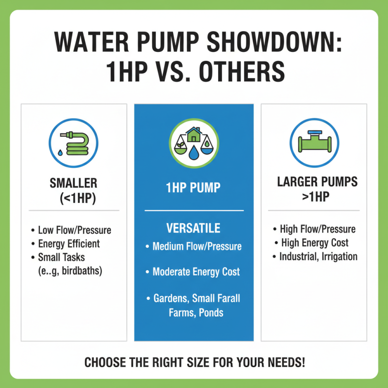 Why Choose a 1hp Water Pump for Your Needs?