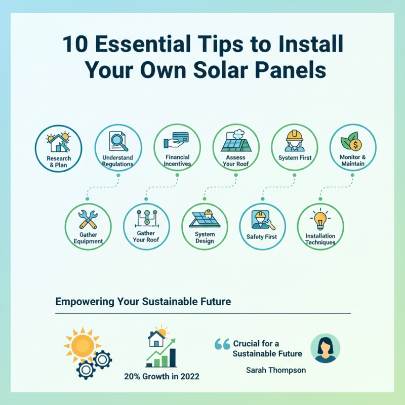 10 Essential Tips to Install Your Own Solar Panels?