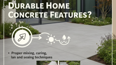 2026 How to Create Durable Home Concrete Features?