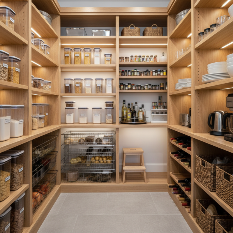 How to Create Effective Kitchen Pantry Shelving for Maximum Space Usage?