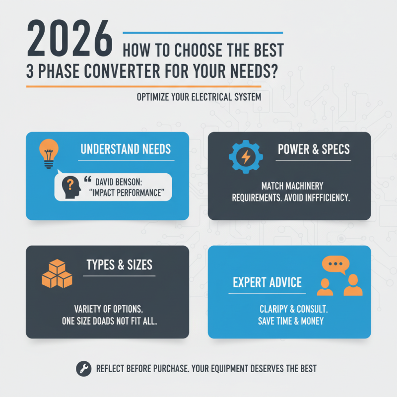 2026 How to Choose the Best 3 Phase Converter for Your Needs?