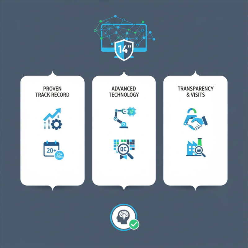 How to Choose the Best 14 Inch TFT LCD Monitor Factory?