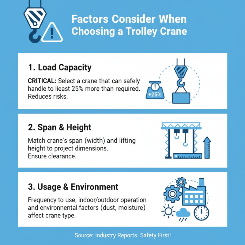 Why Choose Trolly Crane for Your Next Project?