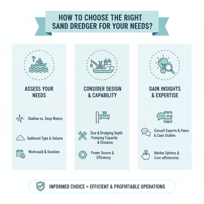 How to Choose the Right Sand Dredger for Your Needs?