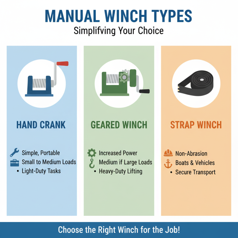 How to Choose the Best Manual Winch for Your Needs?