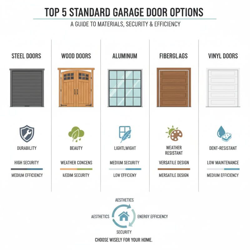 Top 5 Standard Garage Door Options You Should Consider?