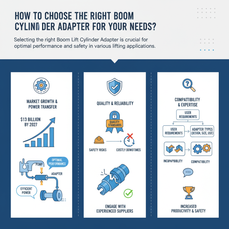How to Choose the Right Boom Lift Cylinder Adapter for Your Needs?