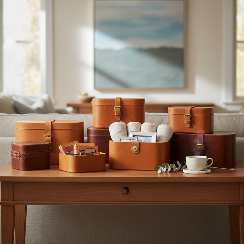Best Genuine Leather Storage Box Options for Home Organization?