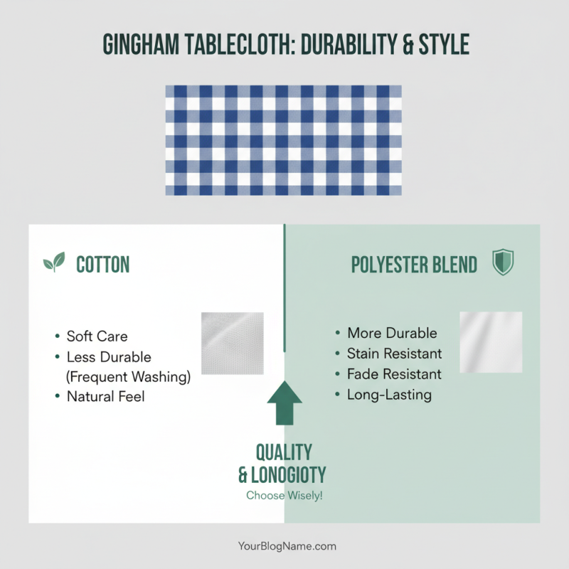 How to Choose the Perfect Gingham Tablecloth for Your Home Decor?