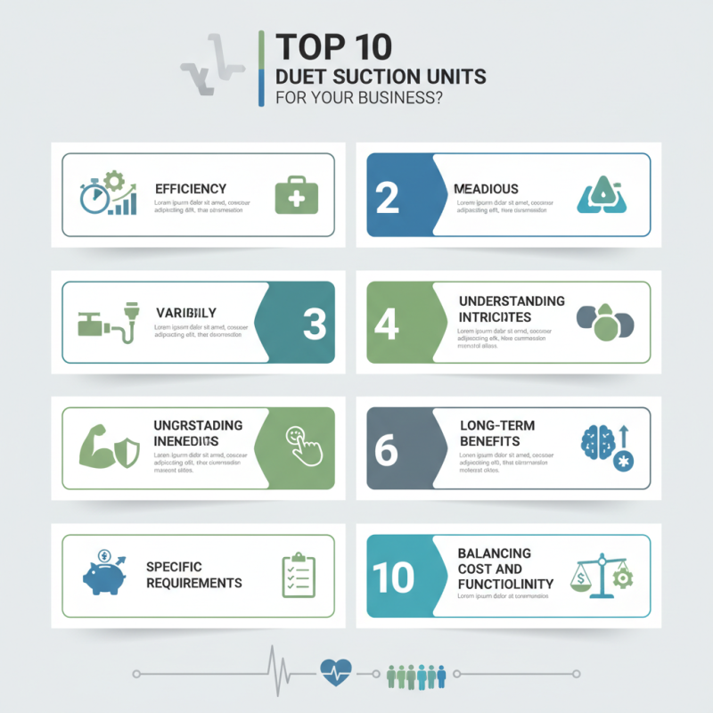 Top 10 Duet Suction Units You Need for Your Business?