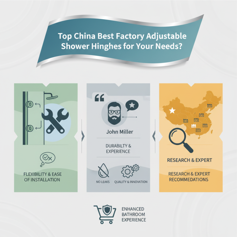 Top China Best Factory Adjustable Shower Hinges for Your Needs?