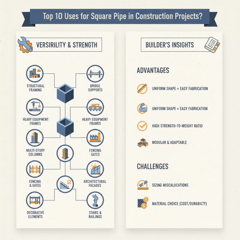 Top 10 Uses for Square Pipe in Construction Projects?
