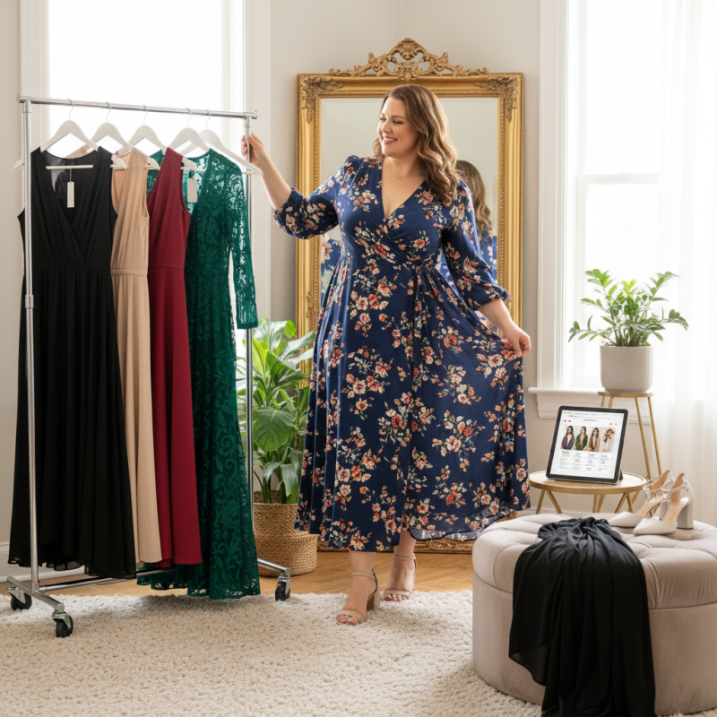 Top Tips for Finding Stylish Plus Size Dresses Online?