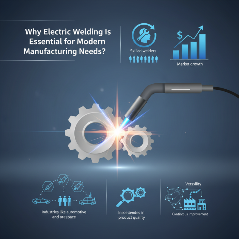 Why Electric Welding Is Essential for Modern Manufacturing Needs?