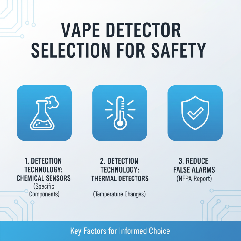 How to Choose the Best Vape Detector for Safety Needs?