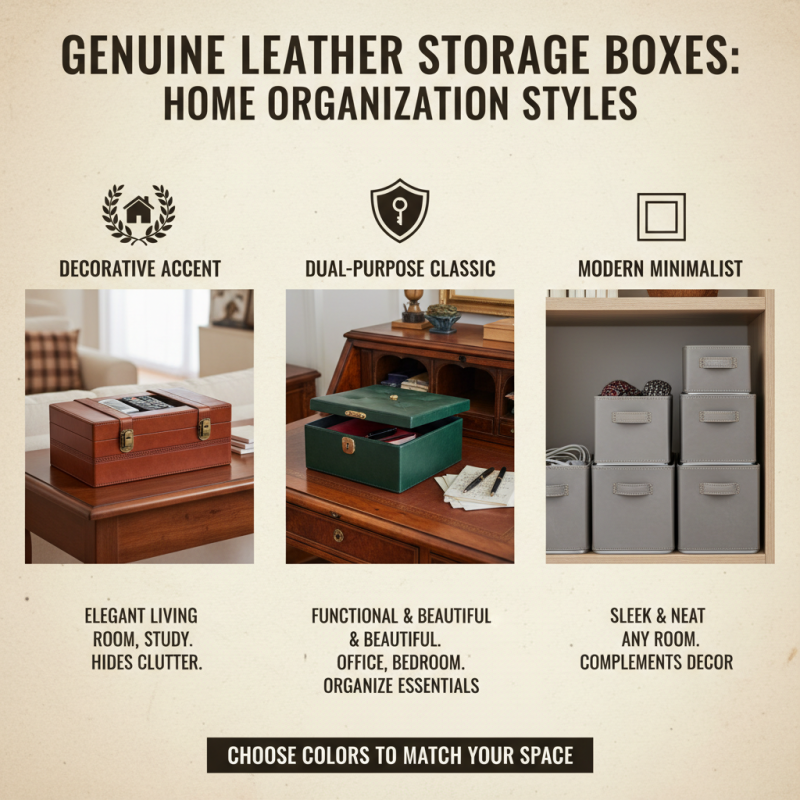 Best Genuine Leather Storage Box Options for Home Organization?