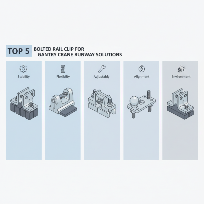 Top 5 Bolted Rail Clip for Gantry Crane Runway Solutions?