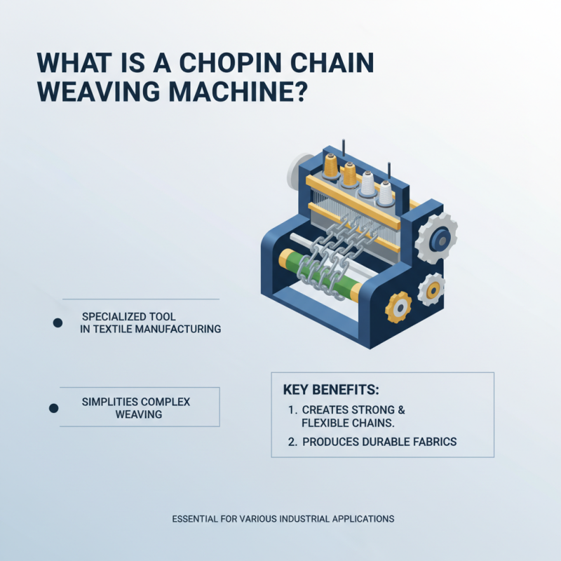 What is a Chopin Chain Weaving Machine and How Does it Work?