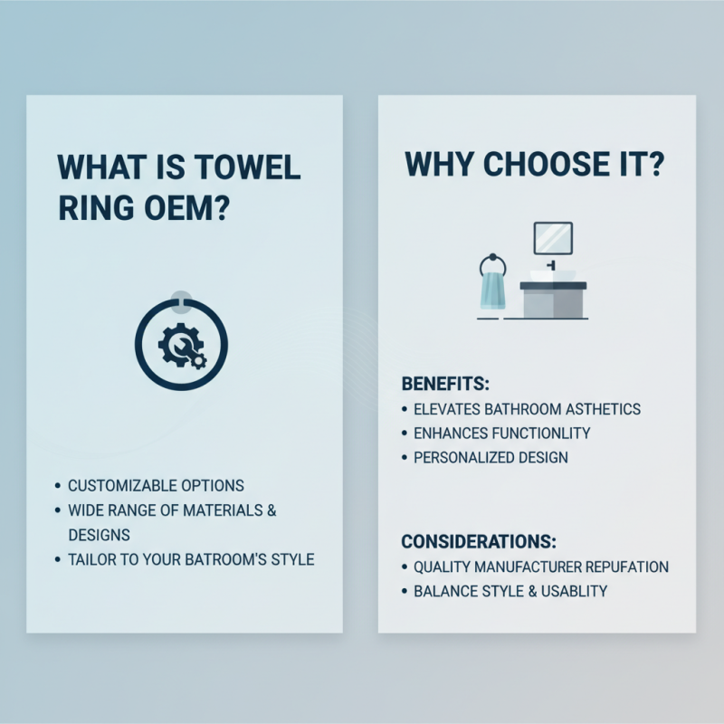 What is Towel Ring OEM and Why Choose It for Your Needs?