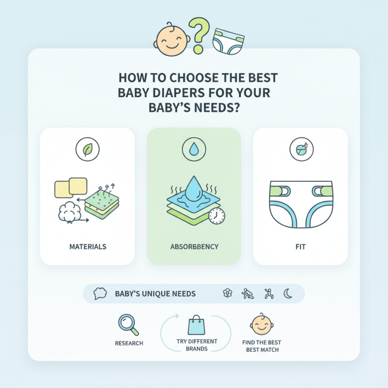 How to Choose the Best Baby Diapers for Your Baby's Needs?