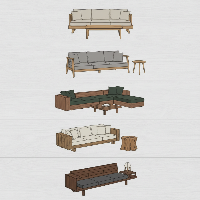 Top 5 Sofa Set Design Ideas in Wooden for Modern Living?
